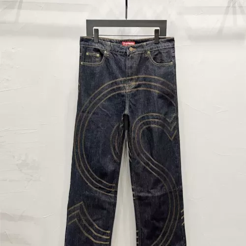 Replica Supreme Jeans For Unisex #1341556 $52.00 USD for Wholesale