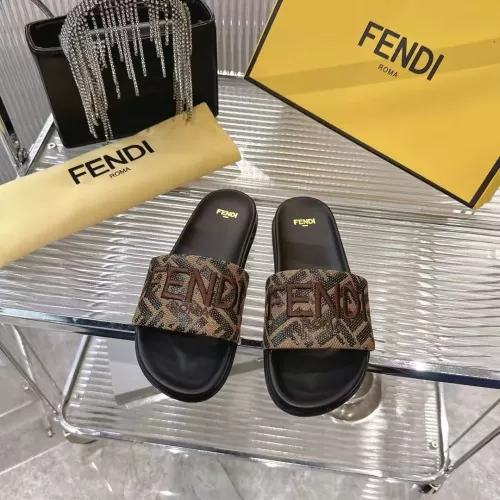 Replica Fendi Slippers For Women #1341582 $80.00 USD for Wholesale