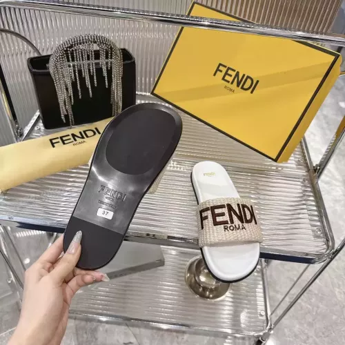 Replica Fendi Slippers For Women #1341583 $80.00 USD for Wholesale