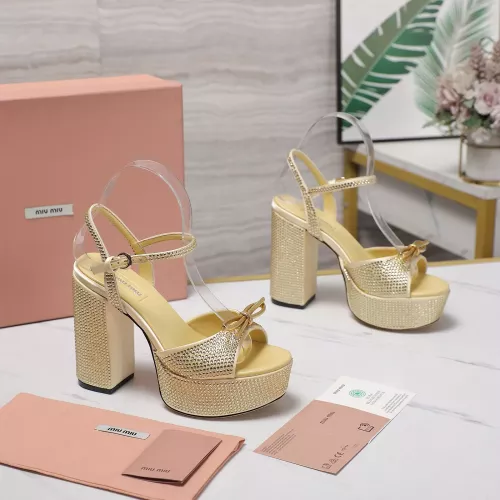 Replica MIU MIU Sandal For Women #1341674 $122.00 USD for Wholesale