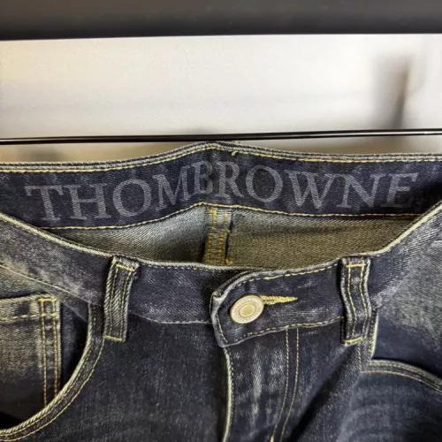 Replica Thom Browne TB Jeans For Men #1341675 $82.00 USD for Wholesale