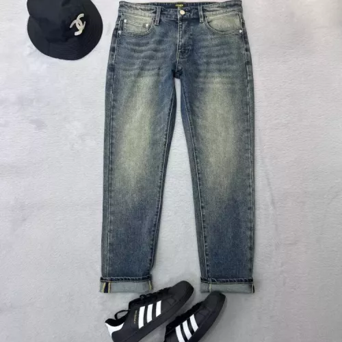Replica Fendi Jeans For Men #1341683 $52.00 USD for Wholesale