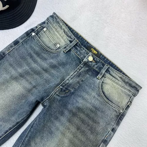 Replica Fendi Jeans For Men #1341683 $52.00 USD for Wholesale