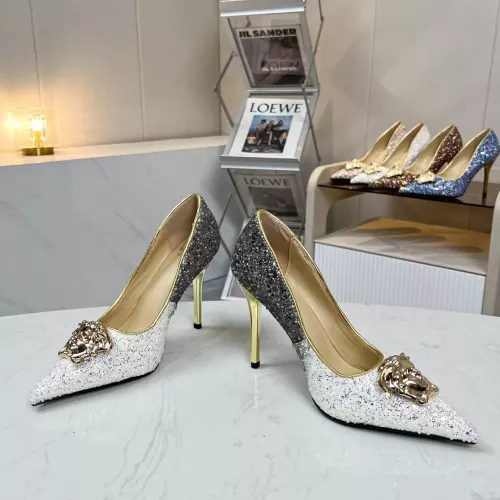 Replica Versace High-Heeled Shoes For Women #1341721 $82.00 USD for Wholesale