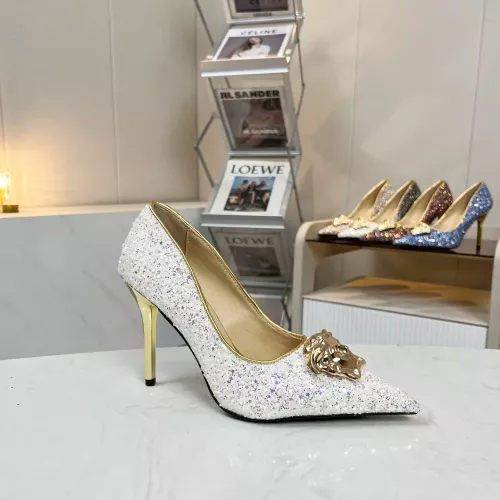 Replica Versace High-Heeled Shoes For Women #1341722 $82.00 USD for Wholesale