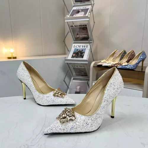 Replica Versace High-Heeled Shoes For Women #1341722 $82.00 USD for Wholesale