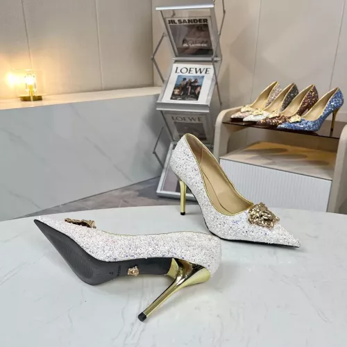 Replica Versace High-Heeled Shoes For Women #1341722 $82.00 USD for Wholesale