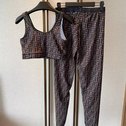 Replica Fendi Tracksuits Sleeveless For Women #1341779 $40.00 USD for Wholesale