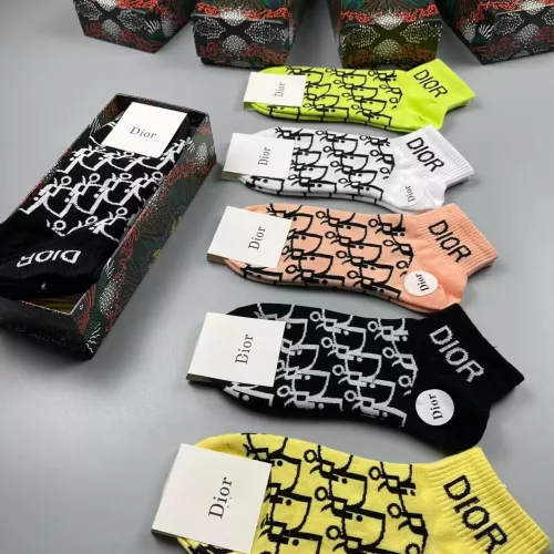 Replica Christian Dior Socks For Women #1341807 $25.00 USD for Wholesale