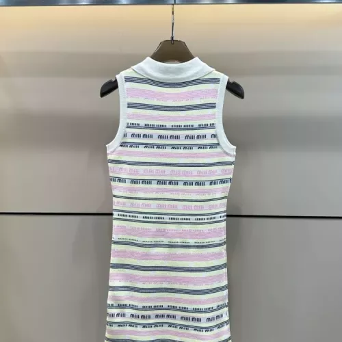 Replica MIU MIU Dresses Sleeveless For Women #1342001 $68.00 USD for Wholesale