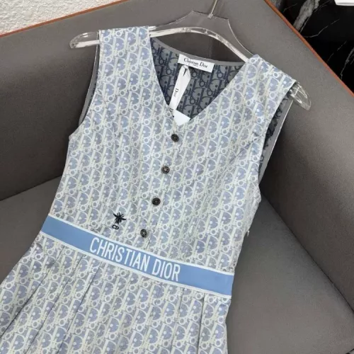 Replica Christian Dior Dresses Sleeveless For Women #1342023 $102.00 USD for Wholesale