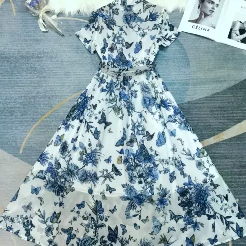 Christian Dior Dresses Short Sleeved For Women #1342024
