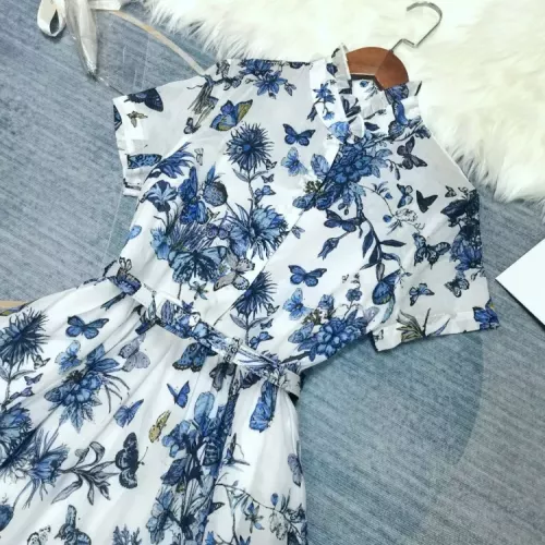 Replica Christian Dior Dresses Short Sleeved For Women #1342024 $115.00 USD for Wholesale