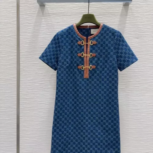 Gucci Dresses Short Sleeved For Women #1342025