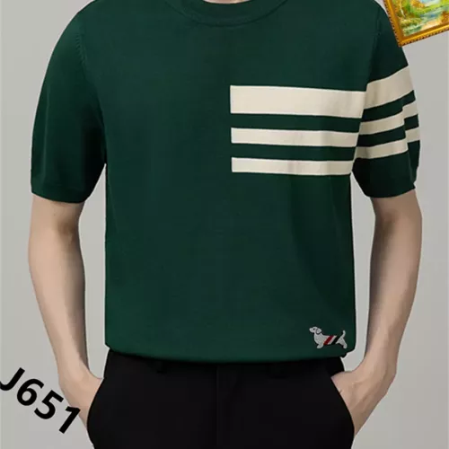 Thom Browne TB T-Shirts Short Sleeved For Men #1342034 $42.00 USD, Wholesale Replica Thom Browne TB T-Shirts