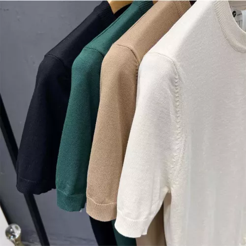 Replica Thom Browne TB T-Shirts Short Sleeved For Men #1342035 $42.00 USD for Wholesale