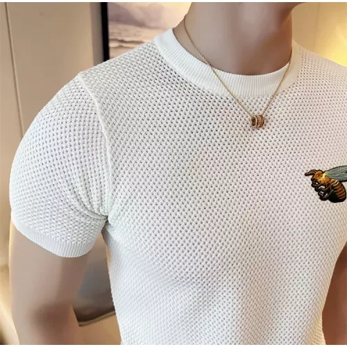 Replica Gucci T-Shirts Short Sleeved For Men #1342036 $42.00 USD for Wholesale