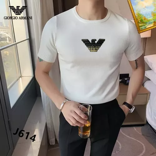 Armani T-Shirts Short Sleeved For Men #1342046