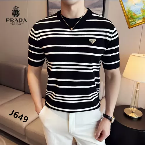 Prada T-Shirts Short Sleeved For Men #1342085