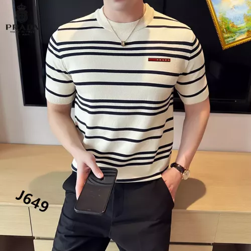 Prada T-Shirts Short Sleeved For Men #1342090