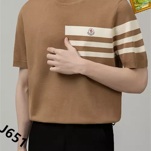 Moncler T-Shirts Short Sleeved For Men #1342101