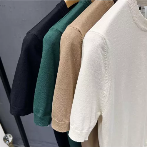 Replica Moncler T-Shirts Short Sleeved For Men #1342101 $42.00 USD for Wholesale