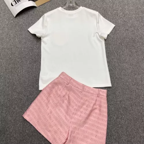 Replica MIU MIU Tracksuits Short Sleeved For Women #1342130 $115.00 USD for Wholesale