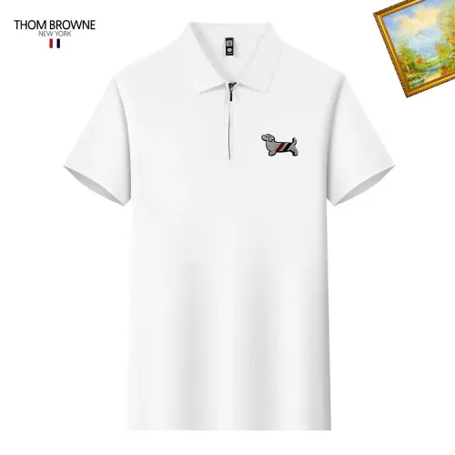 Thom Browne TB T-Shirts Short Sleeved For Men #1342165 $34.00 USD, Wholesale Replica Thom Browne TB T-Shirts