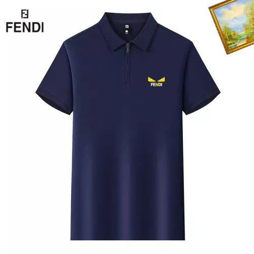 Fendi T-Shirts Short Sleeved For Men #1342203 $34.00 USD, Wholesale Replica Fendi T-Shirts
