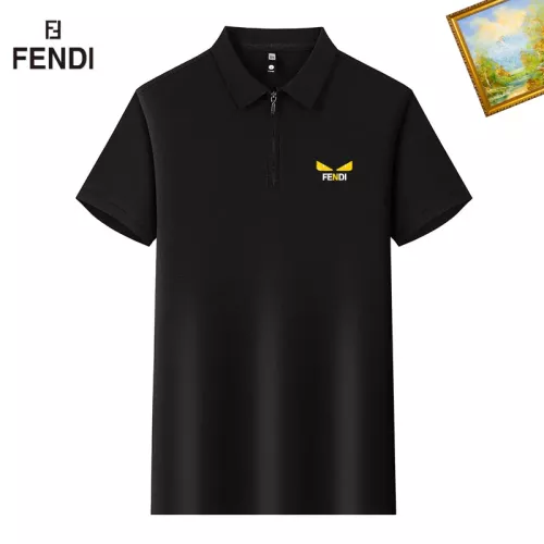 Fendi T-Shirts Short Sleeved For Men #1342204 $34.00 USD, Wholesale Replica Fendi T-Shirts