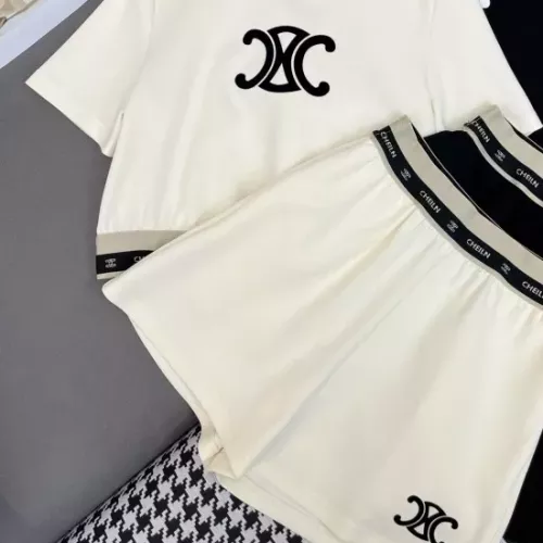 Celine Tracksuits Short Sleeved For Women #1342208 $92.00 USD, Wholesale Replica Celine Tracksuits