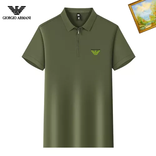 Armani T-Shirts Short Sleeved For Men #1342215