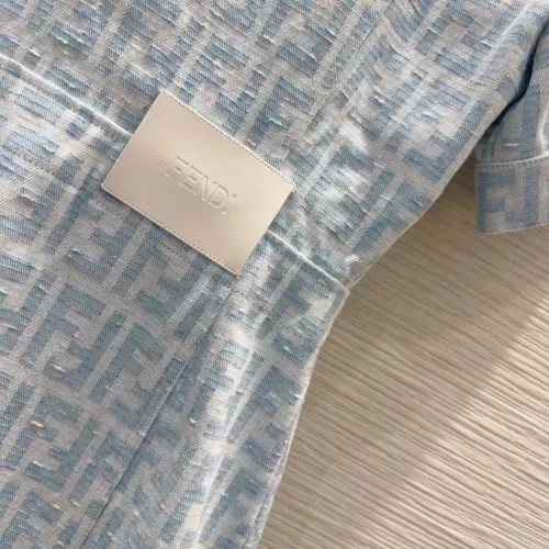 Replica Fendi Dresses Short Sleeved For Women #1342293 $132.00 USD for Wholesale