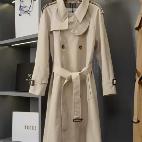 Burberry Trench Coat Long Sleeved For Women #1342307