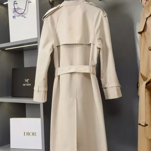 Replica Burberry Trench Coat Long Sleeved For Women #1342307 $210.00 USD for Wholesale