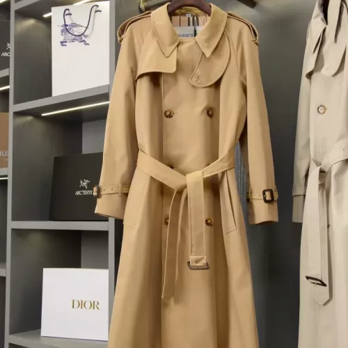 Burberry Trench Coat Long Sleeved For Women #1342308