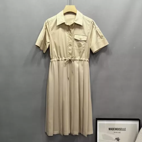 Moncler Dresses Short Sleeved For Women #1342370