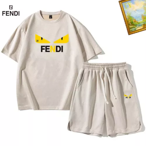 Fendi Tracksuits Short Sleeved For Men #1342385
