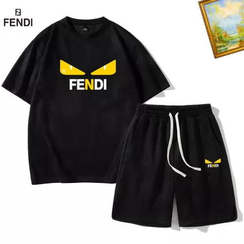 Fendi Tracksuits Short Sleeved For Men #1342387