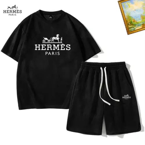 Hermes Tracksuits Short Sleeved For Men #1342436