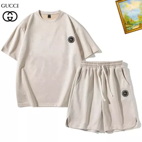 Gucci Tracksuits Short Sleeved For Men #1342448