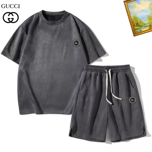 Gucci Tracksuits Short Sleeved For Men #1342449