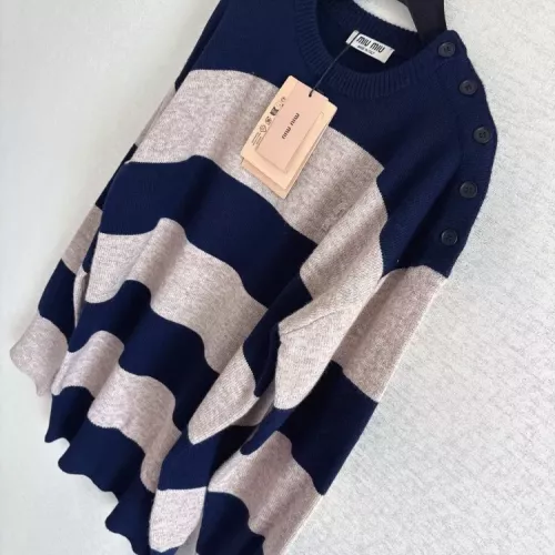 Replica MIU MIU Sweaters Long Sleeved For Women #1342476 $122.00 USD for Wholesale