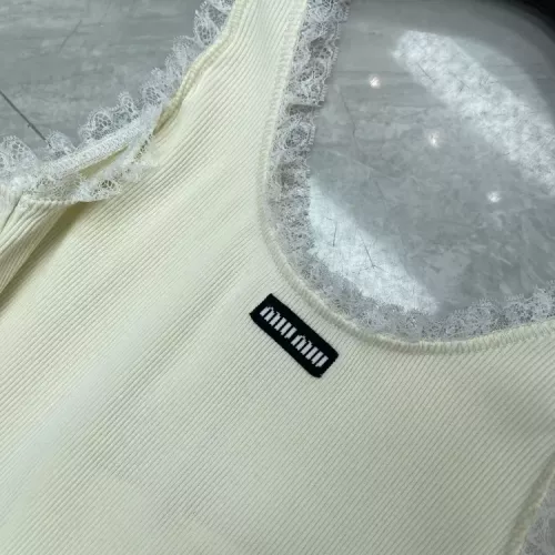 Replica MIU MIU T-Shirts Sleeveless For Women #1342487 $56.00 USD for Wholesale