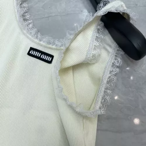 Replica MIU MIU T-Shirts Sleeveless For Women #1342487 $56.00 USD for Wholesale