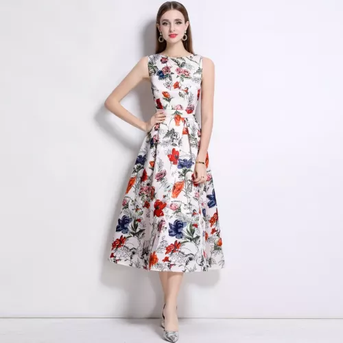 Replica Christian Dior Dresses Sleeveless For Women #1342515 $80.00 USD for Wholesale
