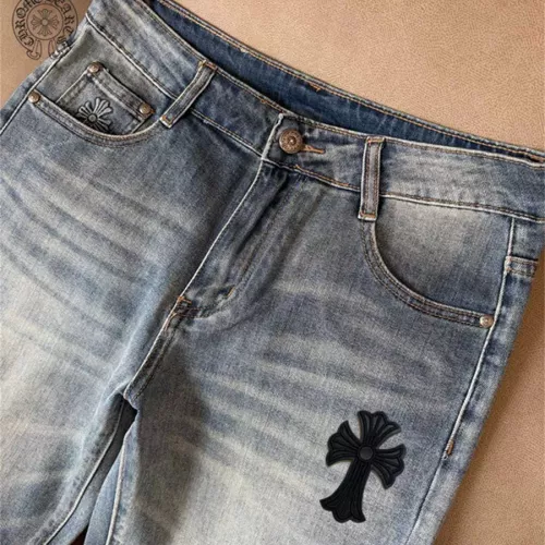 Replica Chrome Hearts Jeans For Men #1342528 $48.00 USD for Wholesale