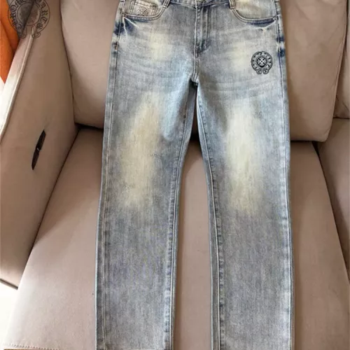 Replica Chrome Hearts Jeans For Men #1342529 $48.00 USD for Wholesale