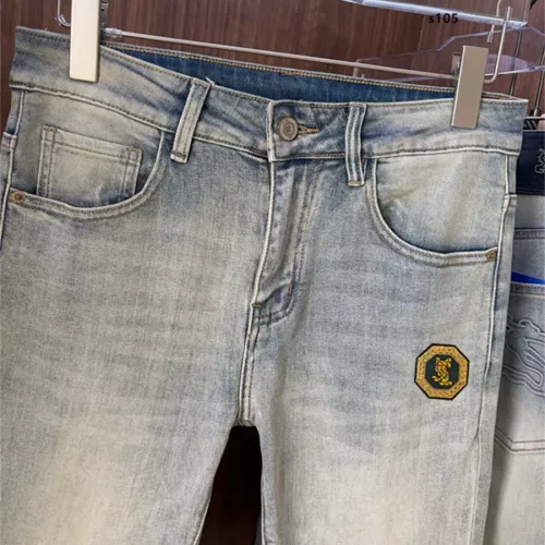 Replica Yves Saint Laurent YSL Jeans For Men #1342550 $48.00 USD for Wholesale