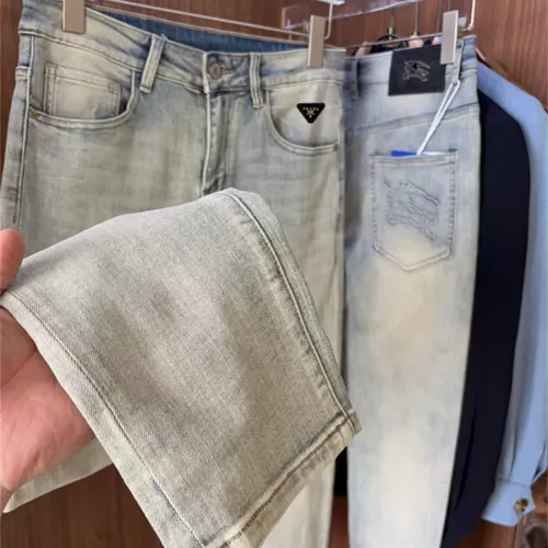 Replica Prada Jeans For Men #1342554 $48.00 USD for Wholesale